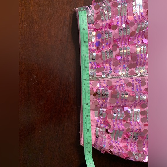 🆕 Brand New Party Skirt Set Disco Sequin Feather        Size Small - Picture 13 of 13
